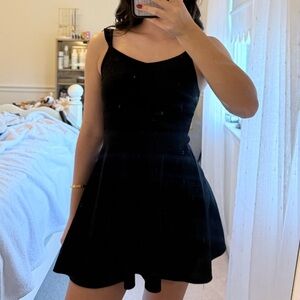 Aqua Black Mini Dress